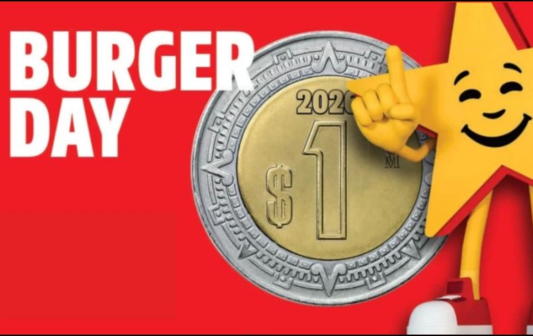 Miles de clientes en México buscarán aprovechar la promoción de hamburguesas a 1 peso. CARL'S JR./ESPECIAL