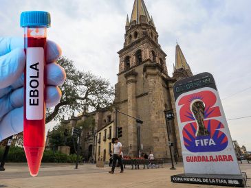 Autoridades de Salud informaron que México reforzará la vigilancia epidemiológica y los filtros sanitarios en aeropuertos internacionales, ante los casos de ébola en África. ESPECIAL / EL INFORMADOR y CANVA