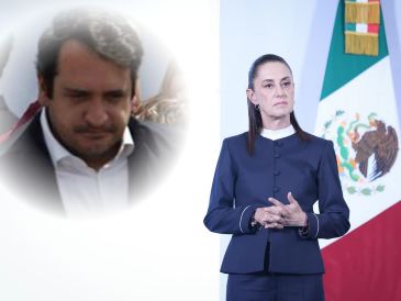 Claudia Sheinbaum reconoció el trabajo de Andy López Beltrán en Morena tras su renuncia a la Secretaría de Organización del partido. ESPECIAL, SUN / L. Camacho y SUN / ESPECIAL