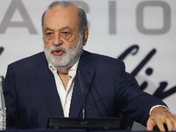 Slim consideró que el país tiene las condiciones para crecer por arriba de 1.5 por cierto debido a la buena relación que hay entre los empresarios y el Gobierno de México. EFE/S. Gutiérrez
