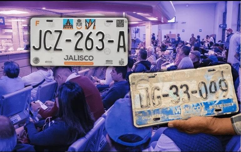A partir del 1 de junio, el contar con placas viejas en Jalisco será motivo de infracción. ESPECIAL