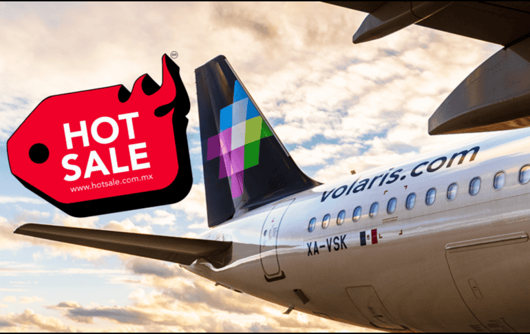 Entre las ofertas más buscadas destacan vuelos hacia distintas ciudades de Estados Unidos desde Guadalajara y Ciudad de México. VOLARIS / CANVA