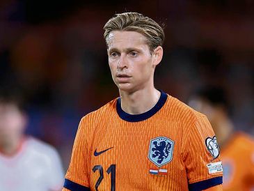 Frenkie de Jong. El futbolista del Barcelona es una de las piezas clave de la “Naranja Mecánica”. ESPECIAL
