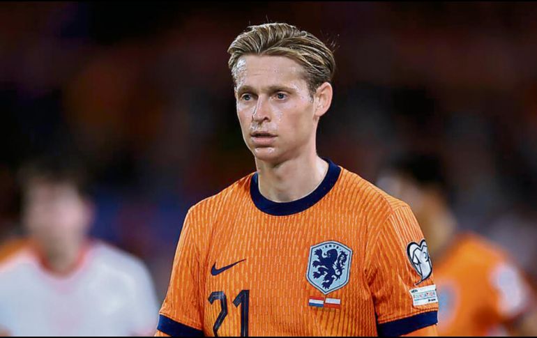Frenkie de Jong. El futbolista del Barcelona es una de las piezas clave de la “Naranja Mecánica”. ESPECIAL
