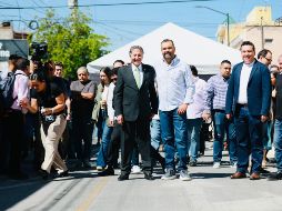 La obra realizada por el Gobierno de Tlajomulco en la calle Clavel, en la colonia Tulipanes, contempló una inversión de 26.5 millones de pesos para la transformación integral de esta vialidad. CORTESÍA/ Gobierno de Tlajomulco