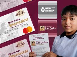 Siguiendo el patrón de bimestres anteriores, se espera que los depósitos de la Beca Rita Cetina y Benito Juárez comiencen durante la primera quincena del mes, distribuyéndose según la letra inicial del primer apellido. ESPECIAL / Programas del Bienestar y CANVA