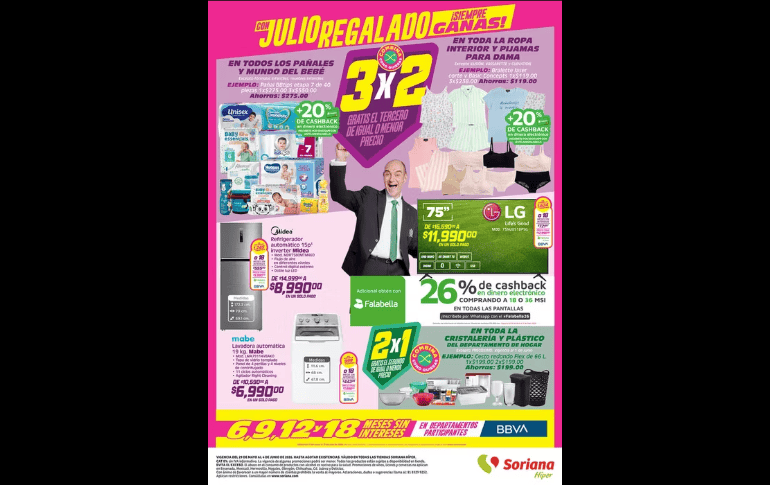 Folleto de ofertas de Julio Regalado en Soriana del 29 de mayo al 4 de junio. ESPECIAL