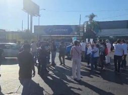 Antes de las 10:00 horas de este viernes, la circulación fue reabierta tras la retirada de las y los manifestantes. ESPECIAL
