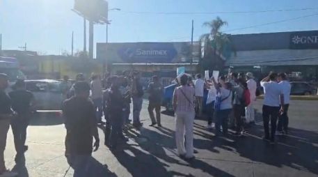 Antes de las 10:00 horas de este viernes, la circulación fue reabierta tras la retirada de las y los manifestantes. ESPECIAL