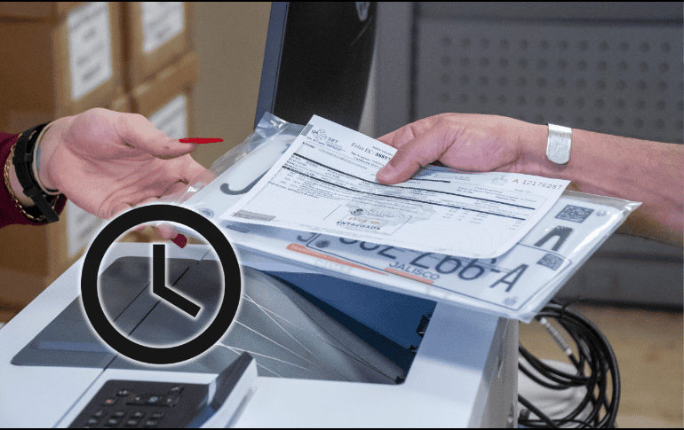 Durante estos últimos días de prórroga solo se necesitan pocos documentos para realizar la sustitución de placas. ESPECIAL/Gobierno de Jalisco
