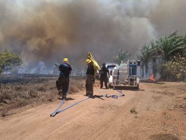 No se registraron pérdidas humanas ni personas lesionadas a consecuencia del incendio. ESPECIAL