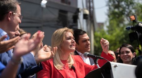 Maru Campos repitió que es víctima de una persecución por parte de Morena. SUN/ARCHIVO