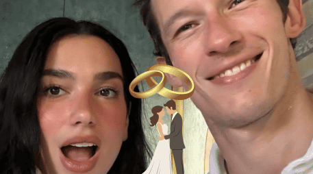 Y si bien eran pocos los que presenciaron la boda civil de Dua Lipa y Callum Turner, aún tienen pendiente la celebración. INSTAGRAM / @callumturner