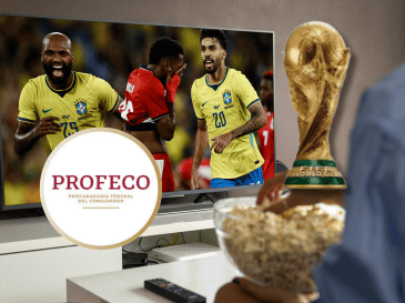 De la lista de pantallas analizadas por Profeco, únicamente tres televisores lograron obtener la codiciada calificación global de excelente. EFE / ARCHIVO / ESPECIAL / FIFA / ESPECIAL / CANVA