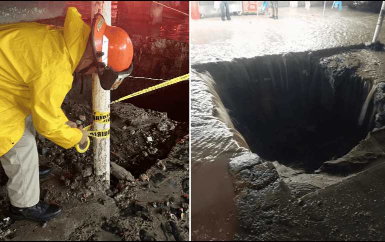La coordinación municipal de Protección Civil y Bomberos de San Pedro Tlaquepaque hizo un exhorto a la población a respetar los acordonamientos preventivos. ESPECIAL / BOMBEROS DE TLAQUEPAQUE