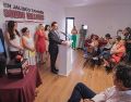 Erika Pérez García y Carlos Lomelí Bolaños encabezaron la última reunión del Comité Estatal de Morena Jalisco. ESPECIAL