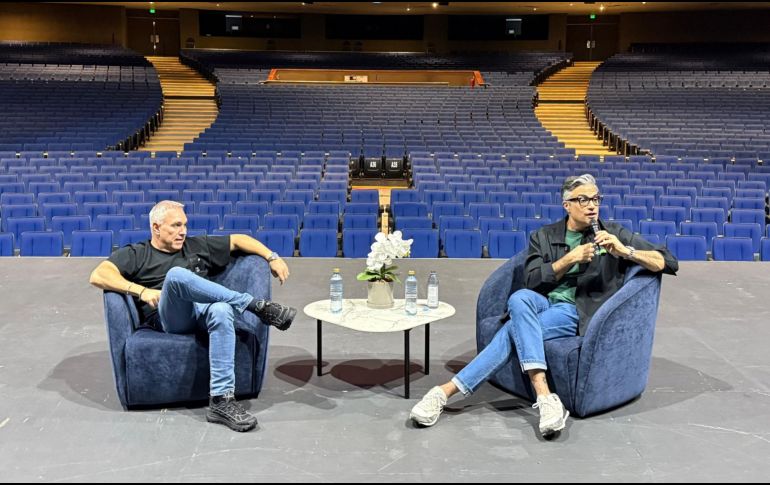 Jaime Camil y Alejandro Gou llevarán al Auditorio Telmex una versión renovada de Matilda, con una producción de gran formato y tecnología de última generación. EL INFORMADOR/ H. NAVARRO.
