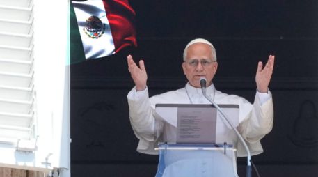 El papa León XIV durante el Angelus en la Plaza de San Pedro del Vaticano, el 31 de mayo de 2026. AP / ARCHIVO