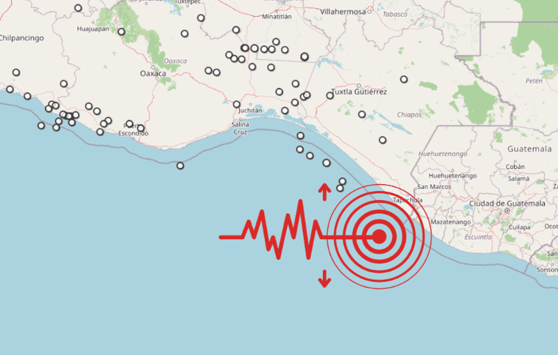 &nbsp;Sismo en Chiapas. ESPECIAL / SSN
