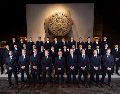 La sesión fotográfica se llevó a cabo en el Museo Nacional de Antropología de la Ciudad de México. ESPECIAL/ SELECCIÓN MEXICANA.