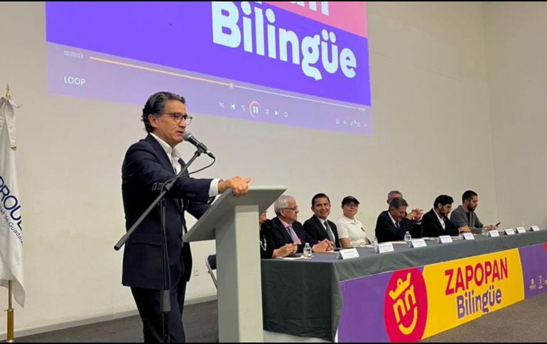 El Ayuntamiento también fortalece la preparación de la Policía de Zapopan con capacitación en inglés a través del programa Zapopan Bilingüe. ESPECIAL.