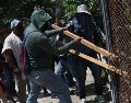 El secretario de Seguridad de CDMX, Pablo Vázquez Camacho, confirmó la presencia de personas con el rostro cubierto que iniciaron con los disturbios. EFE/J. de la Cruz