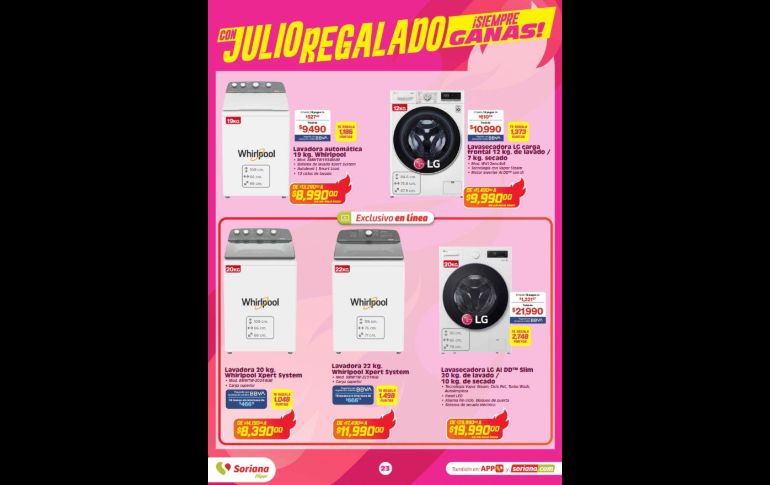 Folleto de ofertas relámpago con Julio Regalado para hoy y mañana 3 y 4 de junio. ESPECIAL