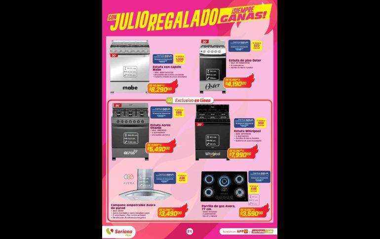 Folleto de ofertas relámpago con Julio Regalado para hoy y mañana 3 y 4 de junio. ESPECIAL