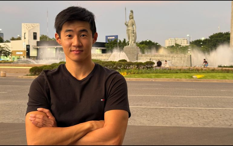 Hamin Kwon, de cara a la Copa del Mundo de 2026, no duda en recomendar a sus compatriotas que visiten la capital jalisciense. EL INFORMADOR/ F. RAMÍREZ.