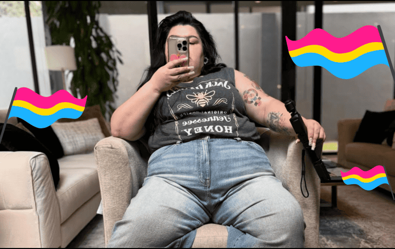 La influencer explicó que habló del tema con su terapeuta y con su pareja comenzó a sentirse más cómoda y libre respecto a la expresión de género de Iván. INSTAGRAM/@lafatshionista