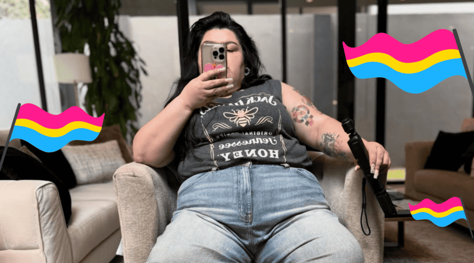 La influencer explicó que habló del tema con su terapeuta y con su pareja comenzó a sentirse más cómoda y libre respecto a la expresión de género de Iván. INSTAGRAM/@lafatshionista