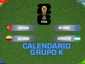 Revisa las fechas y horarios de cada encuentro para seguir de cerca el desempeño de las selecciones y no perderte ningún momento de esta fase de grupos del Mundial 2026.  ESPECIAL / CANVA