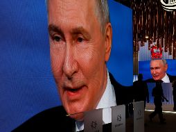 Putin admitió haber ojeado el contenido de la carta de Zelenski. EFE/EPA/ANATOLY MALTSEV