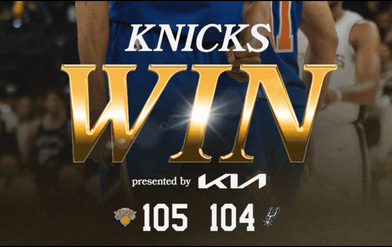 Los Knicks de Nueva York se llevaron el segundo juego de las Finales. NEW YORK KNICKS.