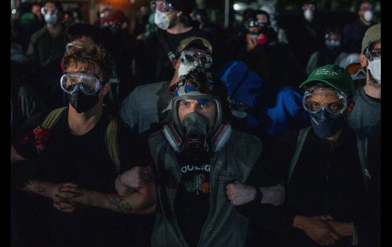 El centro de Delaney Hall, en la ciudad de Newark, concentró varias protestas debido a que los migrantes detenidos ahí han sido maltratados. EFE/O. Federova