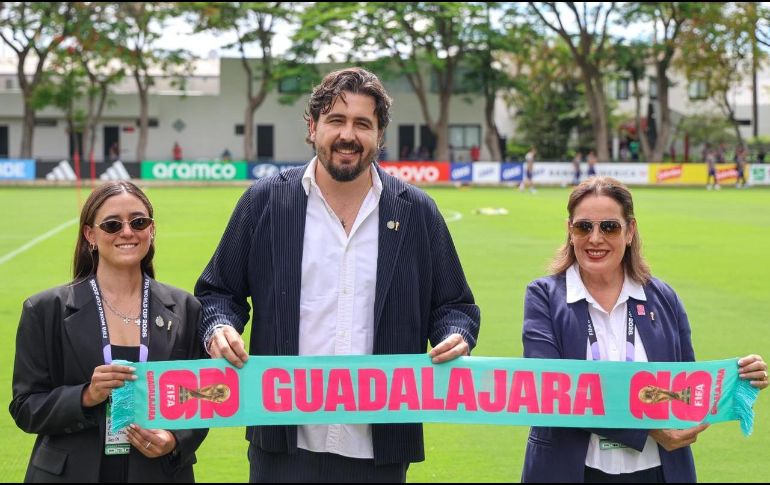 Amaury Vergara dio la bienvenida a Corea del Sur en Verde Valle y destacó el legado que dejará el Mundial 2026 en Guadalajara. EL INFORMADOR/ A. NAVARRO.