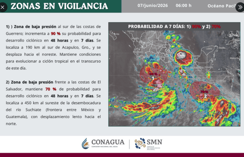 &nbsp;X / @conagua_clima