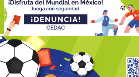 El micrositio permite a los aficionados realizar sus denuncias de forma totalmente remota. FISCALÍA GENERAL DE LA REPÚBLICA
