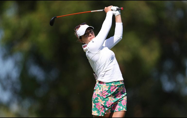 La mexicana Gaby López terminó segunda en el US Women's Open, el mejor resultado de su carrera en un Major. AFP/ R. SIRIUS SUN.
