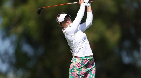 La mexicana Gaby López terminó segunda en el US Women's Open, el mejor resultado de su carrera en un Major. AFP/ R. SIRIUS SUN.