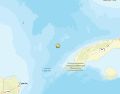 El Servicio Geológico de Estados Unidos informó que el sismo de hoy tuvo su epicentro a 118 kilómetros al oeste-noroeste de Mantua, Cuba, y una profundidad de 33 kilómetros. ESPECIAL / USGS