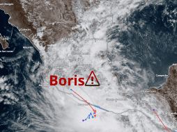La interacción del ciclón con otros fenómenos meteorológicos provocará lluvias de diferentes intensidades a lo largo del país. ESPECIAL / ZOOM EARTH