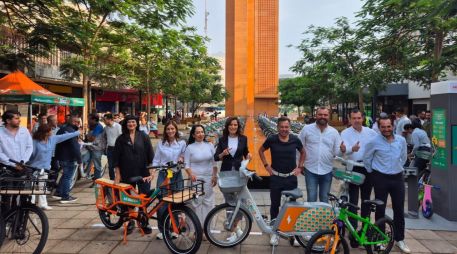 El Gobierno de Jalisco resaltó que las bicis eléctricas no sólo tienen más tecnología, sino que son más seguras. EL INFORMADOR/R. Bobadilla