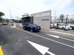El acceso al patio está permitido únicamente para vehículos de las tres plataformas autorizadas: Didi, Uber e Indriver. ESPECIAL/Setran