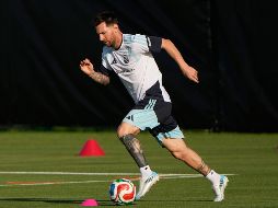 Lionel Messi. El astro de la Albiceleste se encuentra recuperado de su lesión y podrá ver minutos. AP/C. Riedel