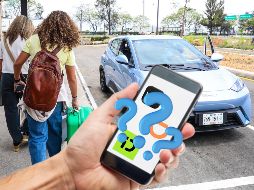Para utilizar plataformas para transportarte desde el Aeropuerto de Guadalajara, deberás acreditar un viaje solicitado en una de estas tres aplicaciones. EL INFORMADOR / ARCHIVO