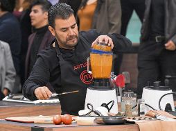 El concursante es captado durante el reto de eliminación. CORTESÍA