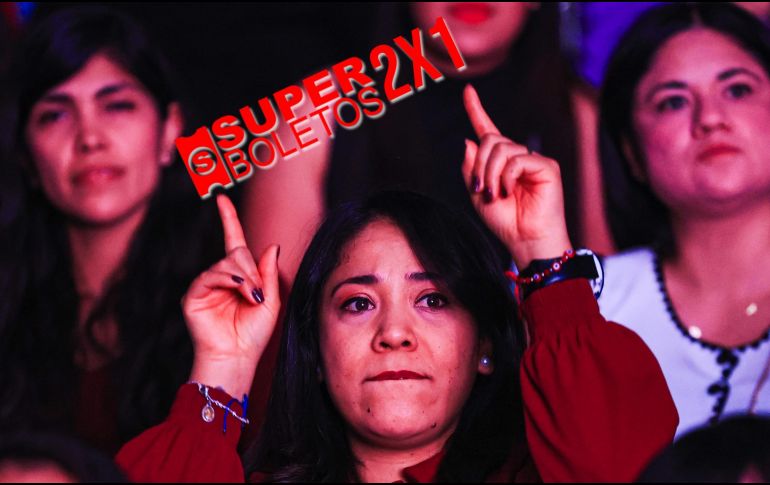 Estos nueve conciertos se encuentran al 2x1 solo por hoy, 10 de junio, en la taquilla digital de Superboletos. EL INFORMADOR / ARCHIVO