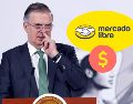 Ebrard explicó que la inversión forma parte del seguimiento que realiza el Gobierno de México a los proyectos estratégicos impulsados por la Presidenta. EFE / S. Gutiérrez / Mercado Libre