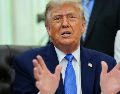 El presidente Trump responsabilizó a Irán de no haber firmado aún un acuerdo que ponga fin a la guerra que, según dijo, EU e Israel iniciaron el 28 de febrero, después de "varios meses trabajando" en las negociaciones. EFE / A. Schwartz